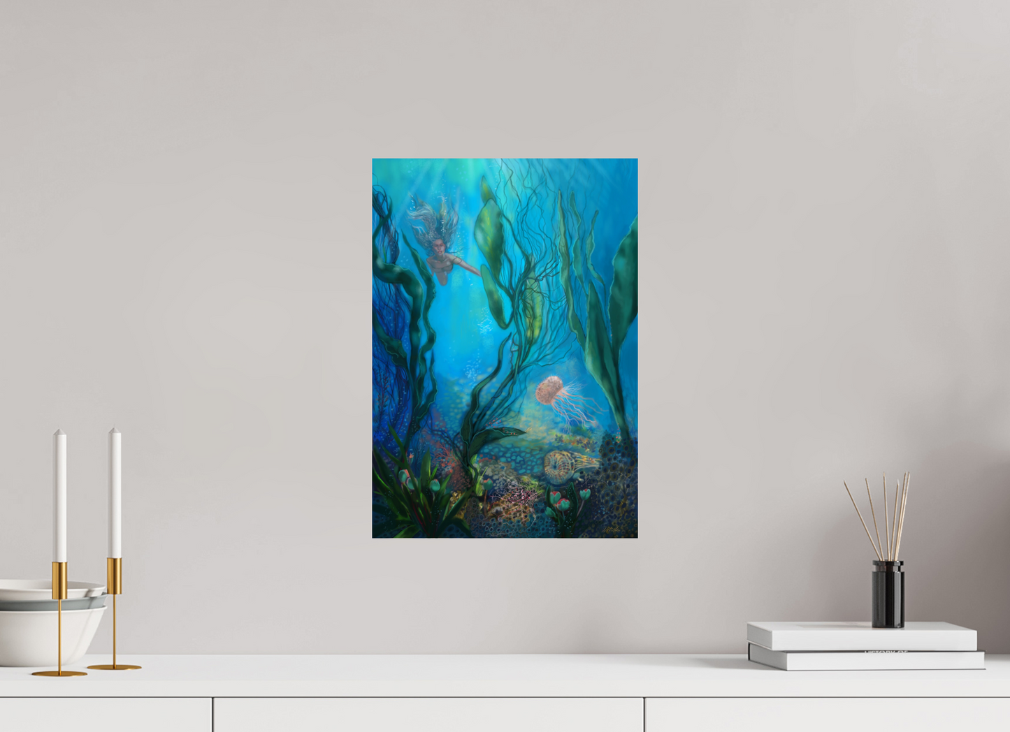 30 x 42,9 cm, Fine Art Print Seegarten