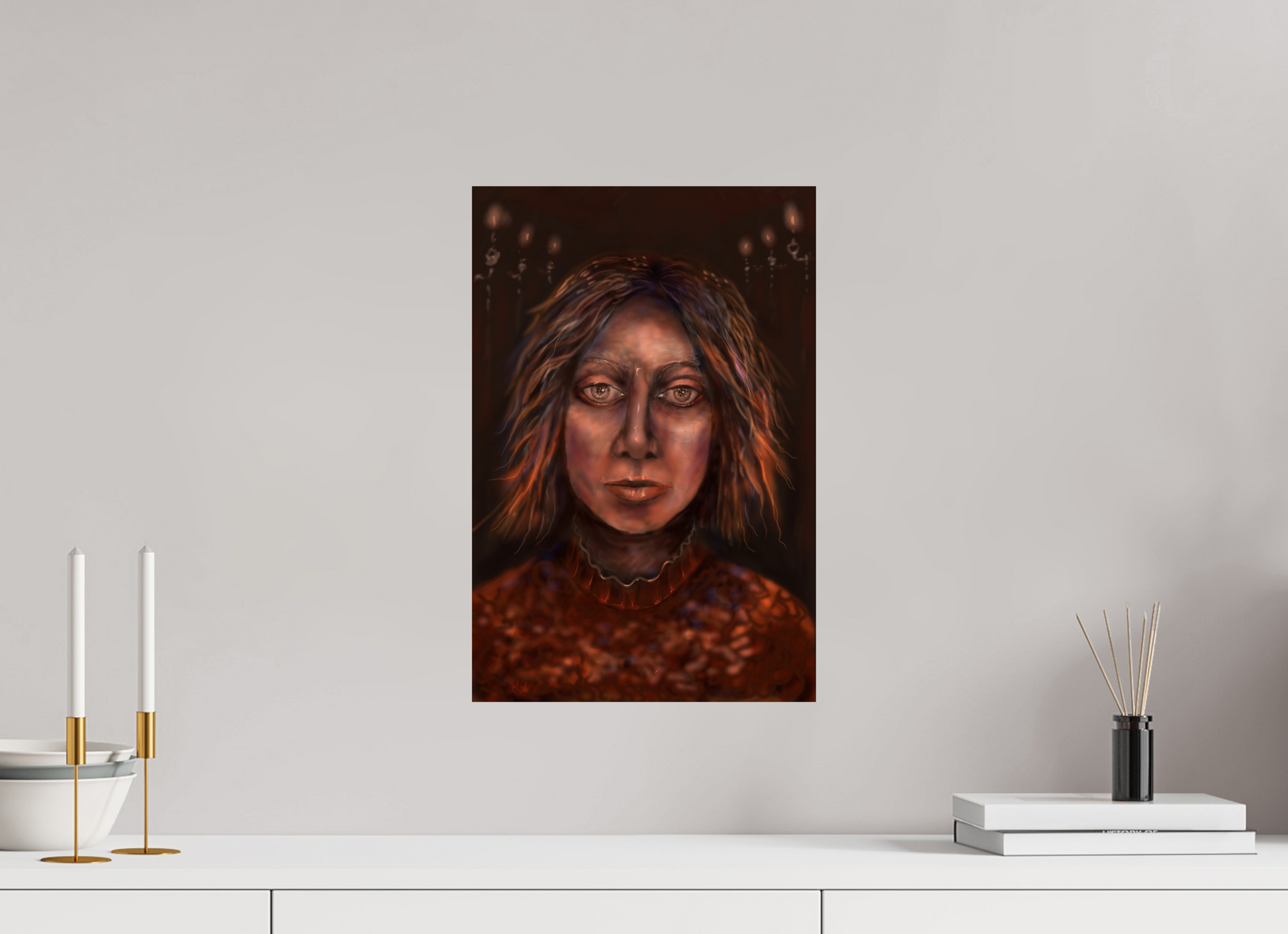 30 x 45 cm, Fine Art Print auf Alu-Dibond Vera- Ruhe nach dem Sturm