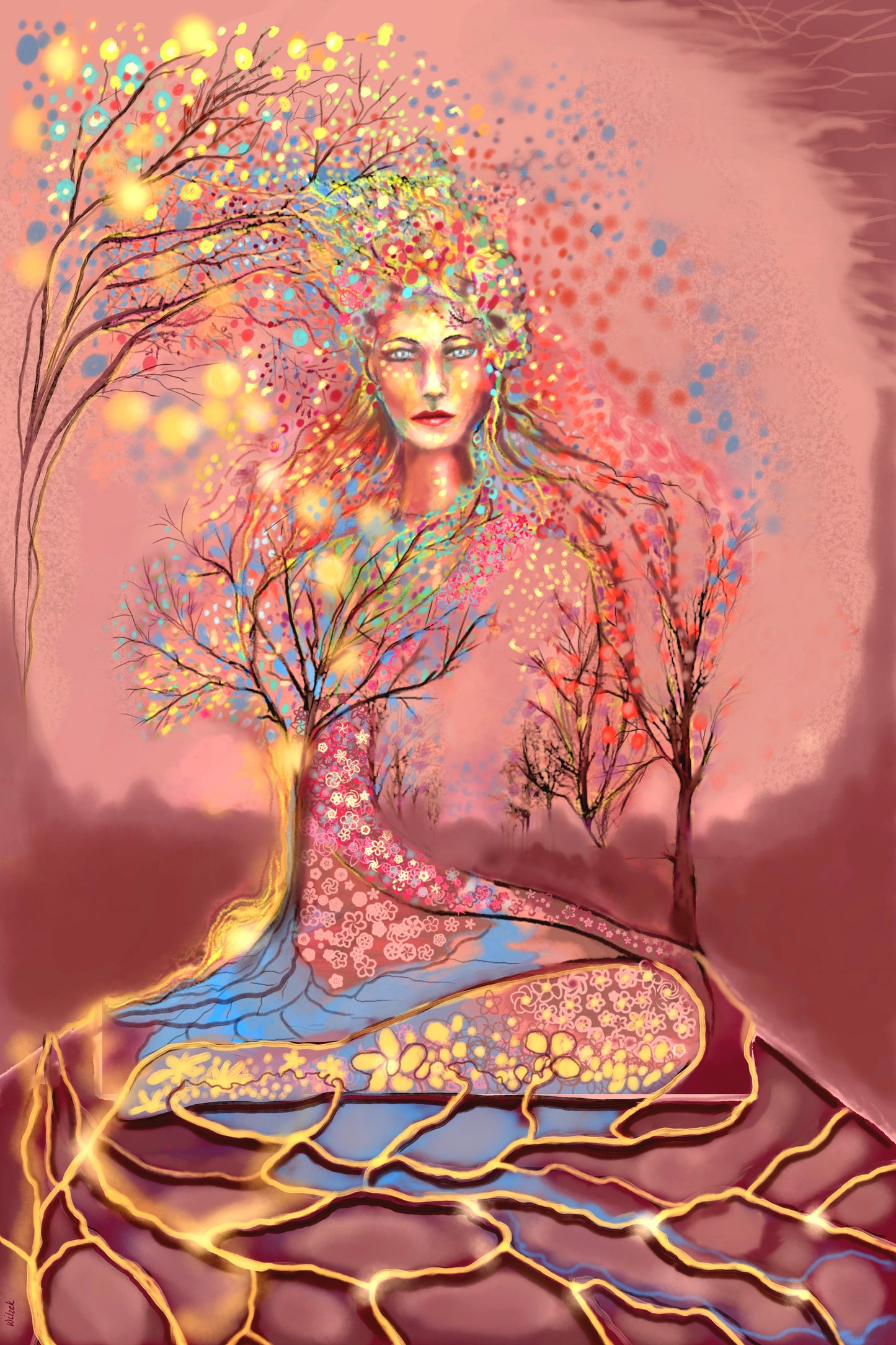 30 x 45 cm, Fine Art Print Grace - im Einklang